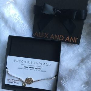 Alex and Ani Lotus Precious Threads Bracelet